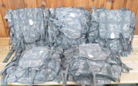 5 UCP Large Rucksacks complete