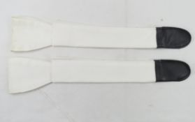 2 M1 Garand Dress White Bayonet Scabbard Covers