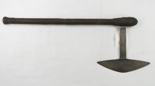 African Ethnographic Zulu Selepe Battle Axe