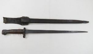 Dutch M1895 T-Section Bayonet with scabbard