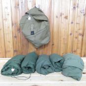 5 Sleeping Bags & Rucksack