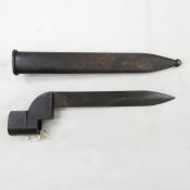 South African Number 9 Bayonet with scabbard