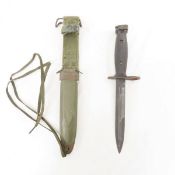 US M7 Imperial Bayonet with USM8A1 TWB Sheath