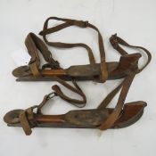 Pair Vintage Ice Skates
