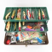 Vintage Corbin Tackle Box Full of Gear