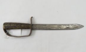 D-Ring knife made from sword