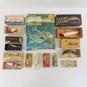 Vintage Heddon, South Bend & Other Lures in Boxes