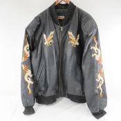 USS Midway CV-41 West Pac Tour Leather Jacket