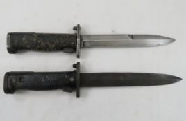 2 M-5A1 Bayonets