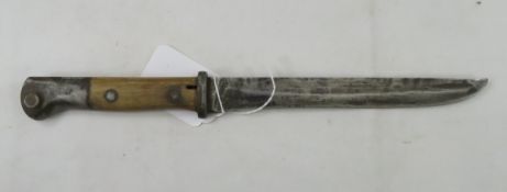 K98 Bayonet converted to fighting knife