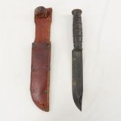 Camillus USMC Fighting Knife with Sheath