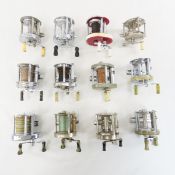 12 Vintage Bait Casting Reels- Kalamazoo Tackle