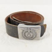 WWII German SS Belt Buckle with Belt