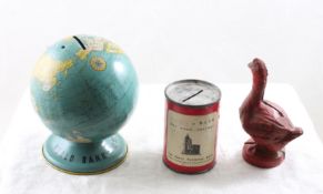 3 Banks Red Goose, World Globe & 1st Nat'l Bank