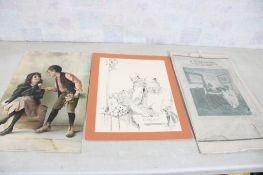 Black Americana Print & Calendar, Lithograph