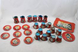 Ohio Art Elaine Ends Hileman Tin Dishes