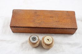 1913 Flemish Art Glove Box, Gloves, Thread