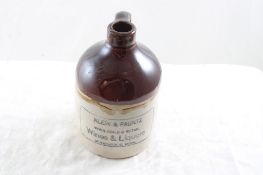 Stoneware Advertising Mini Jug 4 3/4