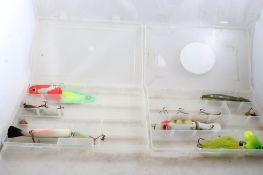 2 Boxes Fishing Lures Creek Chub, Cisco Kid & more