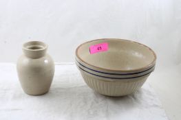 Red Wing Shoulder Bowl, Weyman's Snuff Jar