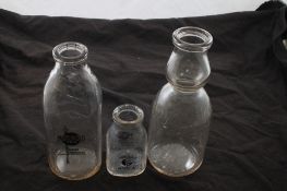 Marigold & Palmerton Dairy Bottles (3)