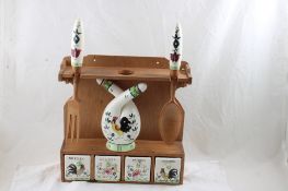 Wall Hanging Spice Rack Made in Japan