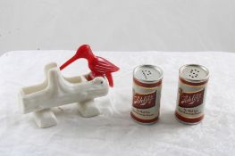 Woodpecker Toothpick Dispenser, Schlitz S&P's