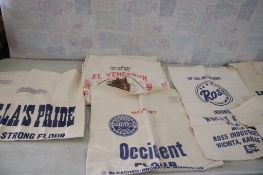 6 Advertising Flour and Seed Sacks