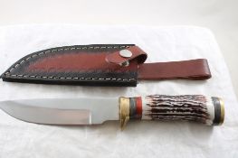 Handmade Custom Fixed Blade Knife 10 1/4