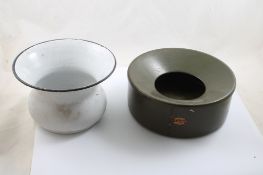 Lawson Military Spittoon, Enamelware Spittoon