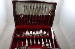 1936 Oneida Community Silverplate Flatware 60 Pc