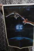 1982 Original Movie Poster E.T. Extra Terrestrial