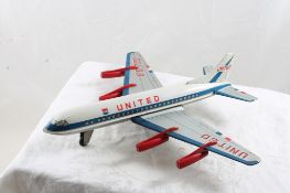 Tin Friction United Airlines Plane Working