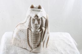 Brian BeGay Signed Navajo Alabaster Sculpture
