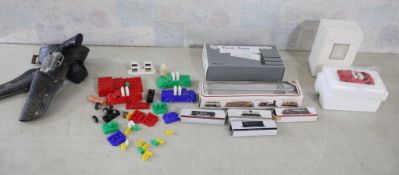 Train Cars, Track, Avon Sports Car, Cap Gun & More