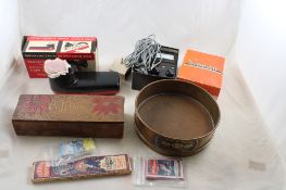 Glove Box, Shoe Shiner, Sieve, Temp Indicator