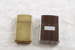 Brass Zippo 1932-1990, 1975 Zippo Monogram