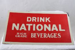 National Beverages Metal Sign