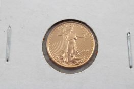 1999 1/10ozt Gold $5 American Eagle