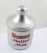 Thompson's Double Malted Milk Aluminum Canister