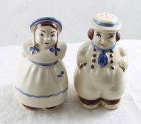 Shawnee Dutch Boy & Girl Salt & Pepper Shakers