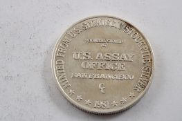 1981 US Assay Office 1ozt Silver Trade Unit