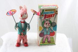 Alps Mechanical Windup Bunny in Box Works