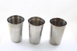 3 Stainless Steel Malted Milk Mixer Cups
