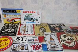 Tin Advertising Signs, License Plates,Tins