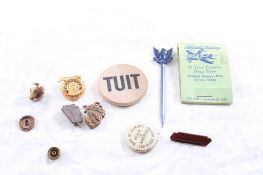 WWI Pinback, Hohner Harmonica Enamel Pin & More