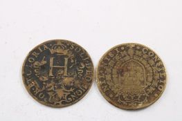 2 Very Old Coins 1 dated 1587