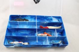 Ozark Trail Fishing Tackle Box with 5 Lures