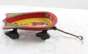 1930s Wyandotte Flash Strat-O-Wagon Tin Toy