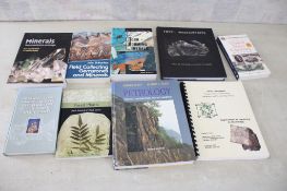 Lot of Books on Minerals, Rocks & Geology